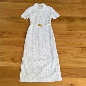 Tory Burch White Floral Dress, XS
